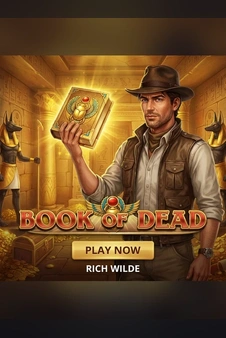 Book of Dead pokie poster